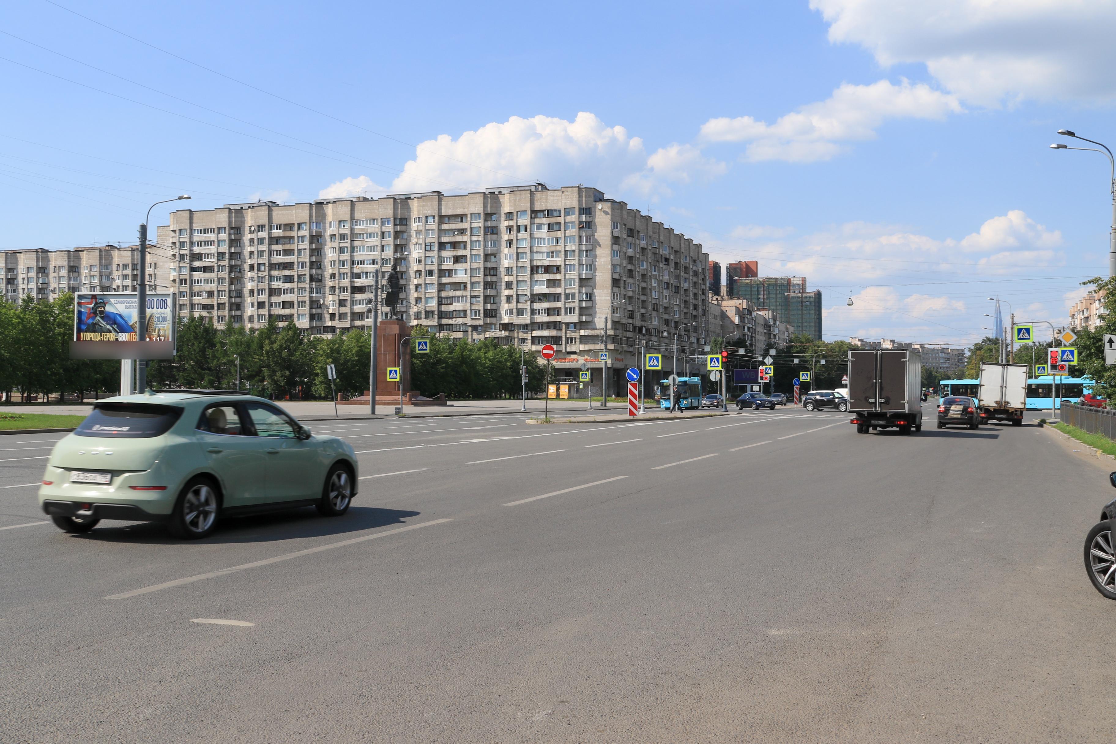 Фотография рекламного носителя, тип: Билборд 3x6, адрес: Кораблестроителей ул., д.14 Х Шкиперский проток, Санкт-Петербург, Россия. Сторона Б №768016