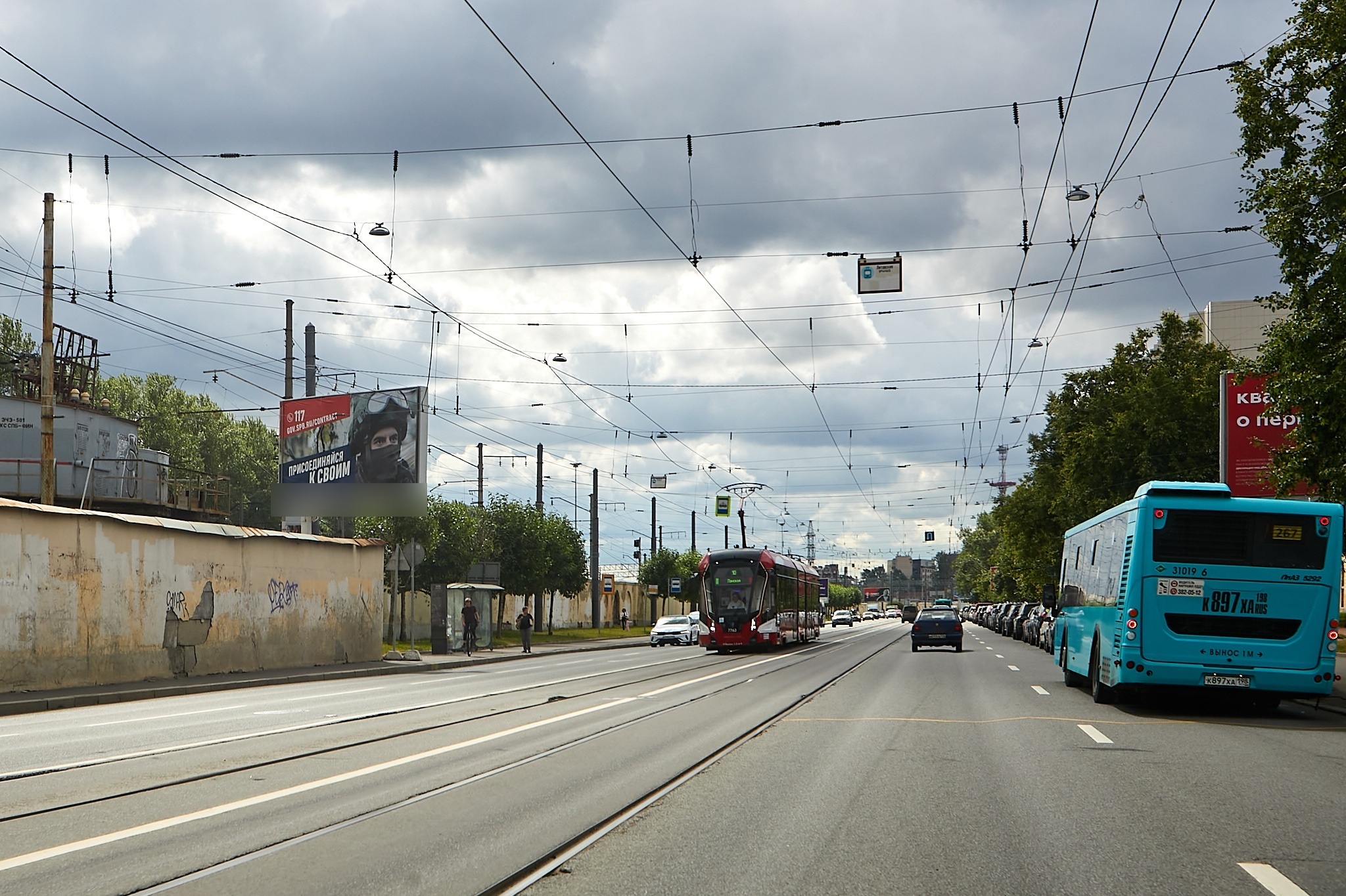 Фотография рекламного носителя, тип: Билборд 3x6, адрес: Лесной пр-т., д.36, Санкт-Петербург, Россия. Сторона Б1 №756935