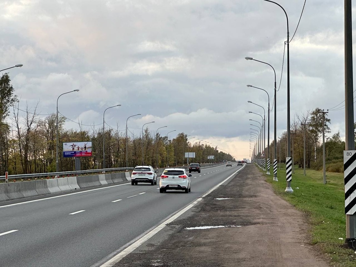 Фотография рекламного носителя, тип: Билборд 3x6, адрес: Московское ш., 37 700м, Санкт-Петербург, Россия. Сторона Б №166425