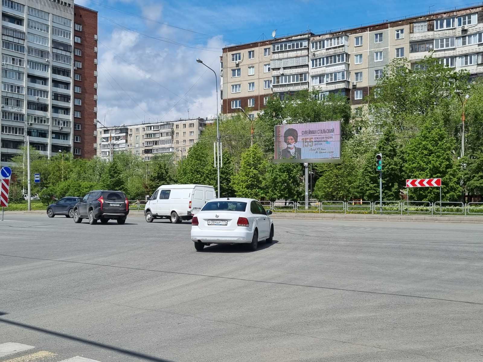 Фотография рекламного носителя, тип: Билборд 3x6, адрес: Университетская Набережная ул., д.30, Челябинск, Челябинская область, Россия. Сторона А1 №789930