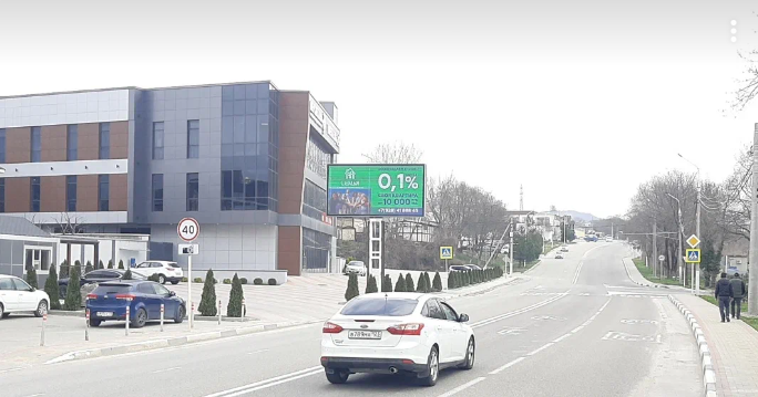 Фотография рекламного носителя, тип: Билборд 3x6, адрес: Геленджикский пр-т., д.2В/1, Геленджик, Краснодарский край, Россия. Сторона Б1-Б10 №1078720