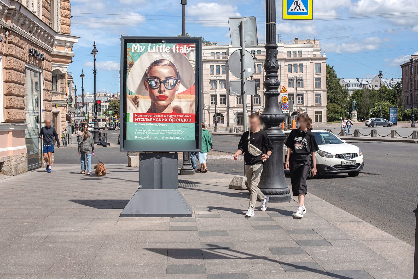 Фотография рекламного носителя, тип: Ситиформат 1.8x1.2, адрес: Лиговский пр-т. Х Жуковского ул., поз.1, Санкт-Петербург, Россия. Сторона В №165916