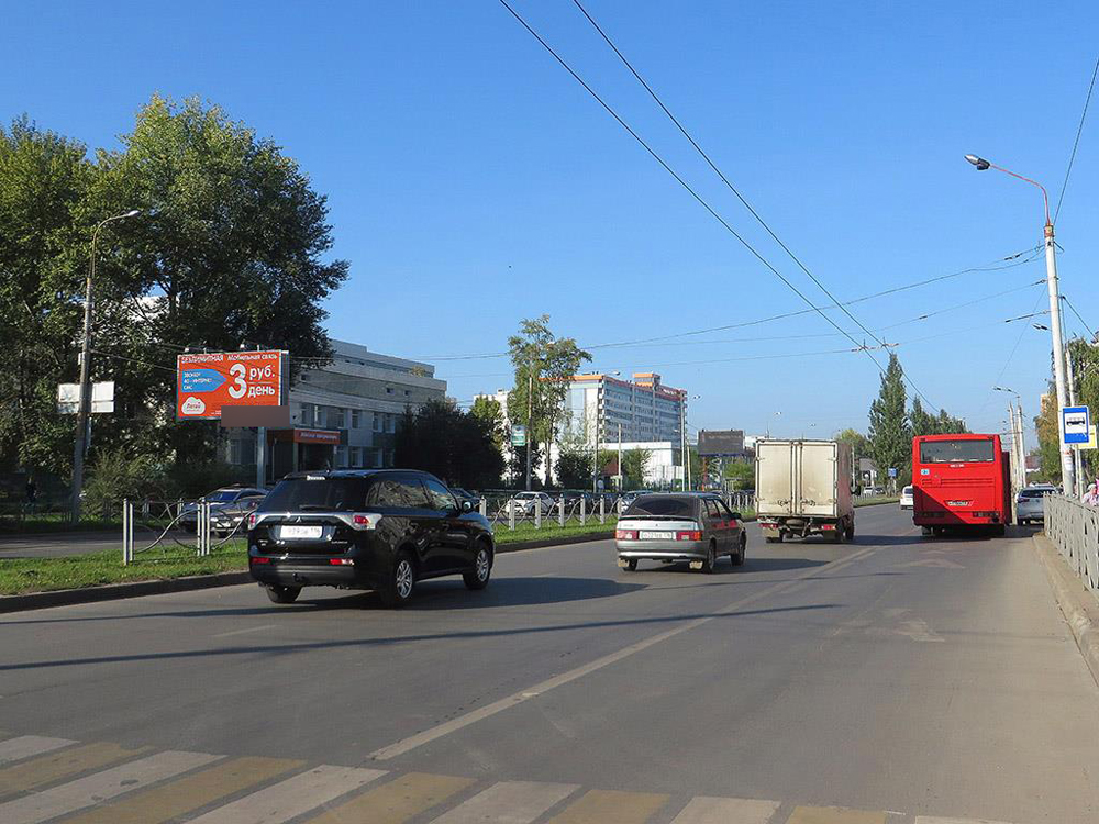 Фотография рекламного носителя, тип: Билборд 3x6, адрес: Маршала Чуйкова ул., д.56, Казань, Республика Татарстан, Россия. Сторона B №232118