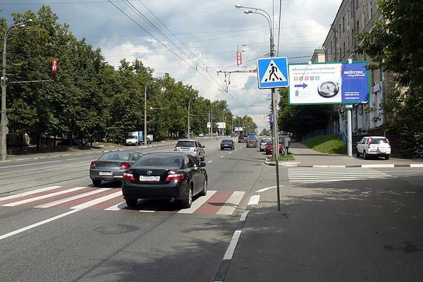Фотография рекламного носителя, тип: Билборд 3x6, адрес: Свободы ул., д.12, Москва, Россия. Сторона A №65730
