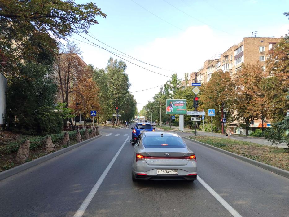 Фотография рекламного носителя, тип: Ситиборд 2.7x3.7, адрес: Челюскинцев ул., д.123, Донецк, Донецкая область, Россия. Сторона A1-A10 №1404068
