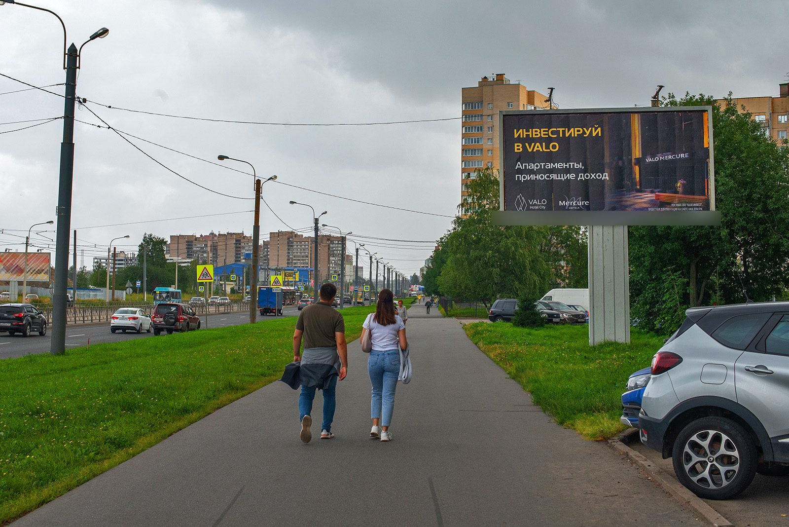 Фотография рекламного носителя, тип: Билборд 3x6, адрес: Маршала Казакова ул., д.32 Х Котина ул., Санкт-Петербург, Россия. Сторона A №169746
