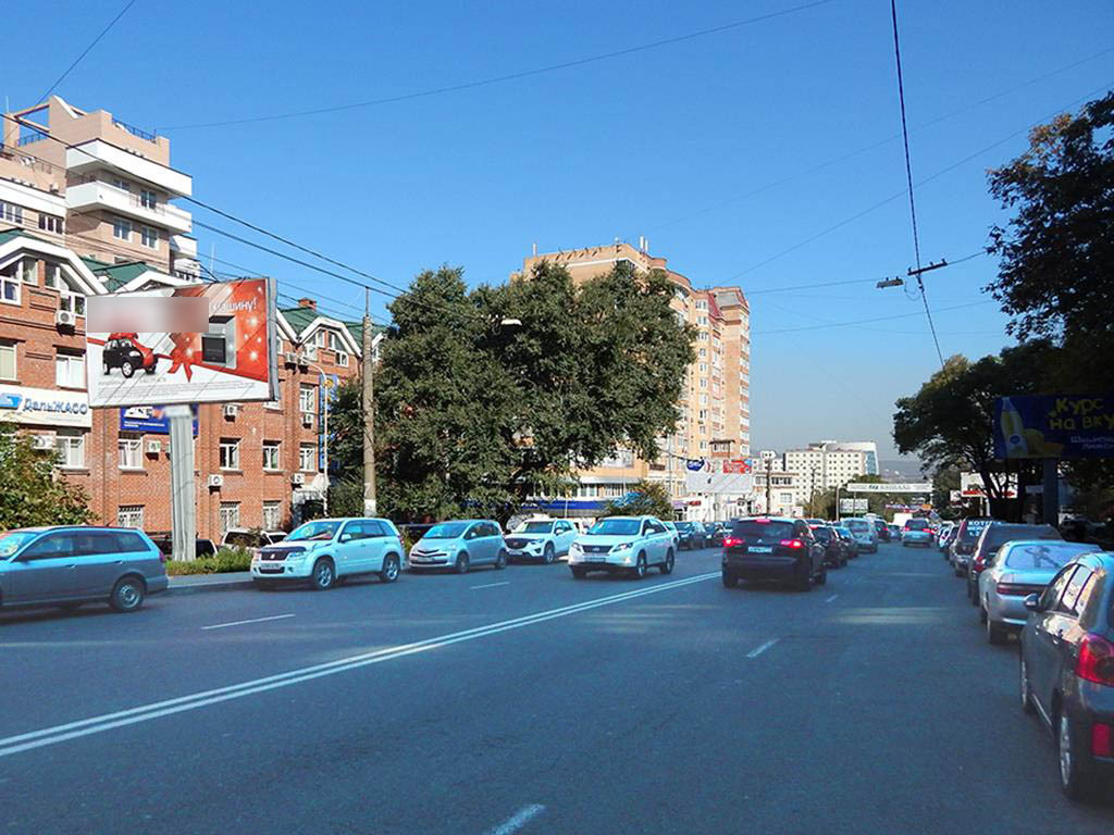 Фотография рекламного носителя, тип: Билборд 3x6, адрес: Океанский пр-т., д.123б, Владивосток, Приморский край, Россия. Сторона Б №88868