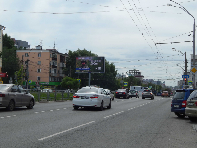 Фотография рекламного носителя, тип: Билборд 3x6, адрес: Ленина пр-т. Х Северо-Западная ул., Барнаул, Алтайский край, Россия. Сторона А2 №994569
