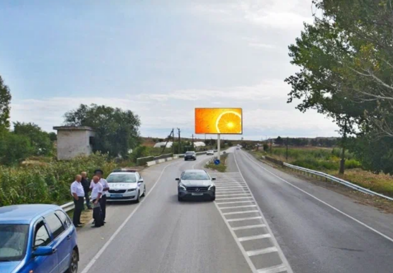 Фотография рекламного носителя, тип: Билборд 3x6, адрес: Севастополь-Саки-Евпатория а/д, поворот на с. Вилино, Севастополь, Россия. Сторона Б №337826