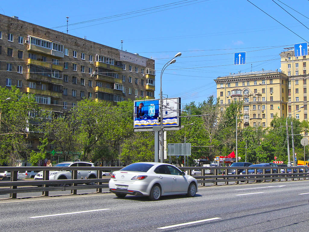 Фотография рекламного носителя, тип: Билборд 3x6, адрес: Ленинградское ш., д.9, корп.1, Москва, Россия. Сторона B1-B3 №79401
