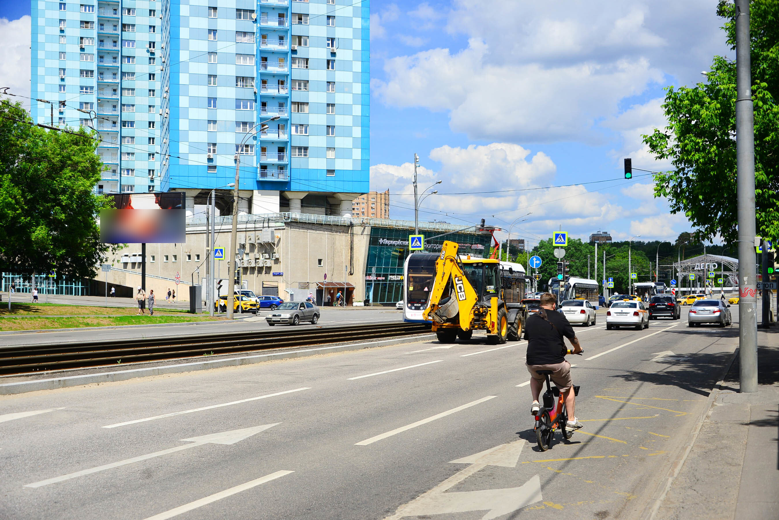 Фотография рекламного носителя, тип: Билборд 3x6, адрес: Новощукинская ул. Х Авиационная ул., Москва, Россия. Сторона Б №514737