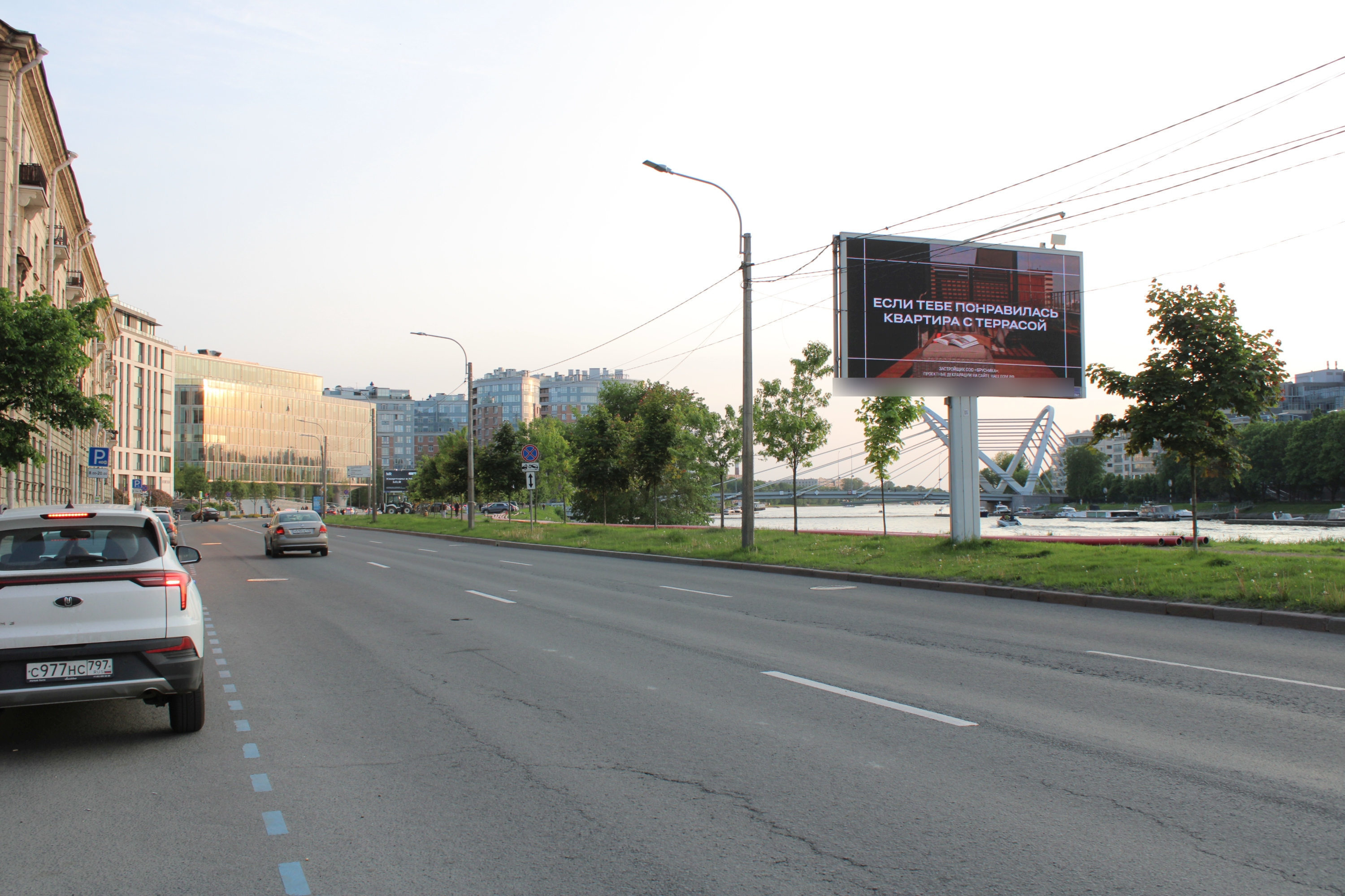 Фотография рекламного носителя, тип: Билборд 3x6, адрес: Адмирала Лазарева наб., д.16, Санкт-Петербург, Россия. Сторона А1 №704315