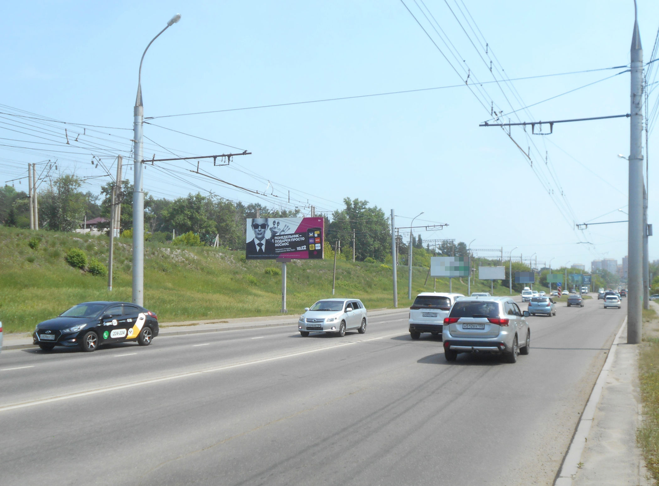 Фотография рекламного носителя, тип: Билборд 3x6, адрес: Сергеева ул., Объездная дорога, Первомайский мкрн., поз.5, Иркутск, Иркутская область, Россия. Сторона Б №882937