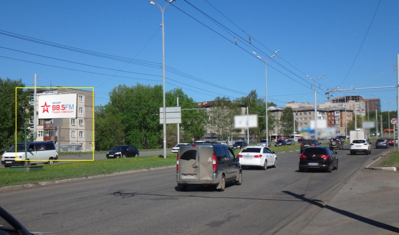 Фотография рекламного носителя, тип: Билборд 3x6, адрес: 10 лет Октября ул., д.171 Х Чехова ул., Ижевск, Республика Удмуртия, Россия. Сторона B №670139