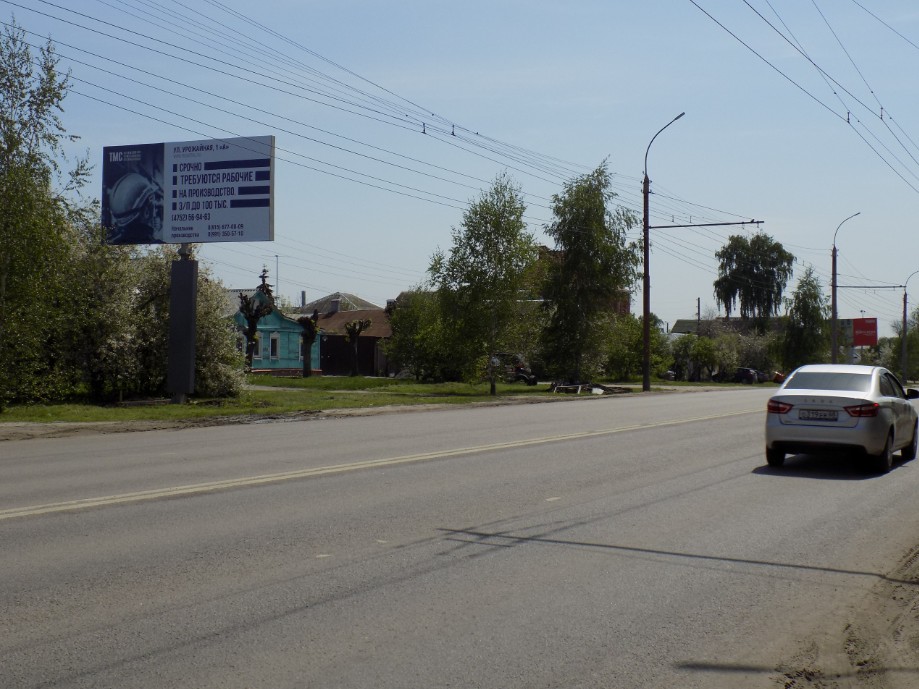 Фотография рекламного носителя, тип: Билборд 3x6, адрес: Астраханская ул., д.100, Тамбов, Тамбовская область, Россия. Сторона Б №1404646