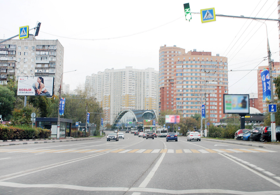 Фотография рекламного носителя, тип: Билборд 3x6, адрес: Юбилейный пр-т., д.36, Химки, Московская область, Россия. Сторона Б №835787