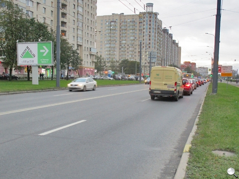 Фотография рекламного носителя, тип: Билборд 3x6, адрес: Ветеранов пр-т., д.122, Санкт-Петербург, Россия. Сторона B №169224