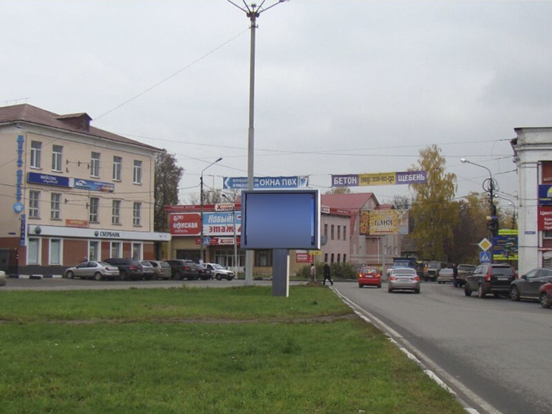 Фотография рекламного носителя, тип: Ситиборд 2.7x3.7, адрес: Ленина пл., н-в д.8, Ногинск, Московская область, Россия. Сторона A1-A6 №620875