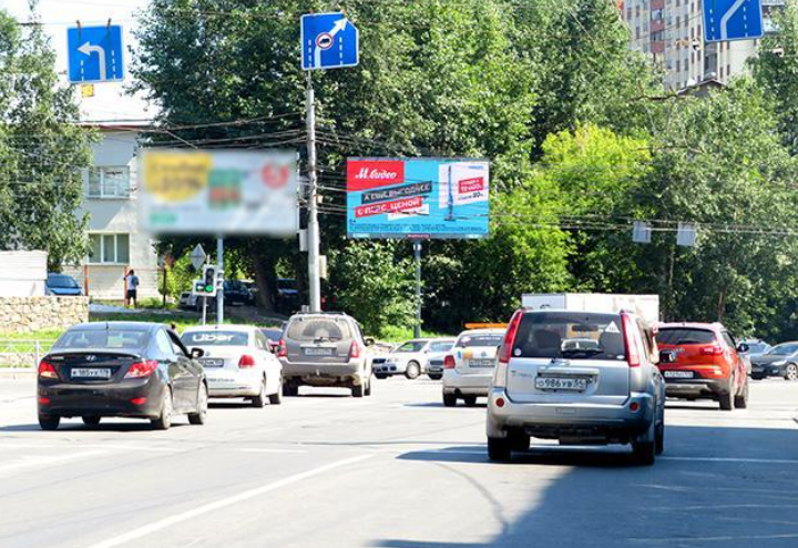 Фотография рекламного носителя, тип: Билборд 3x6, адрес: Дуси Ковальчук ул. Х Залесского ул., Новосибирск, Новосибирская область, Россия. Сторона Ah1-Ah10 №645260