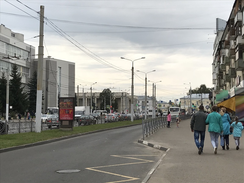 Фотография рекламного носителя, тип: Ситиформат 1.8x1.2, адрес: Советская ул., д.91, Кострома, Костромская область, Россия. Сторона А №208728