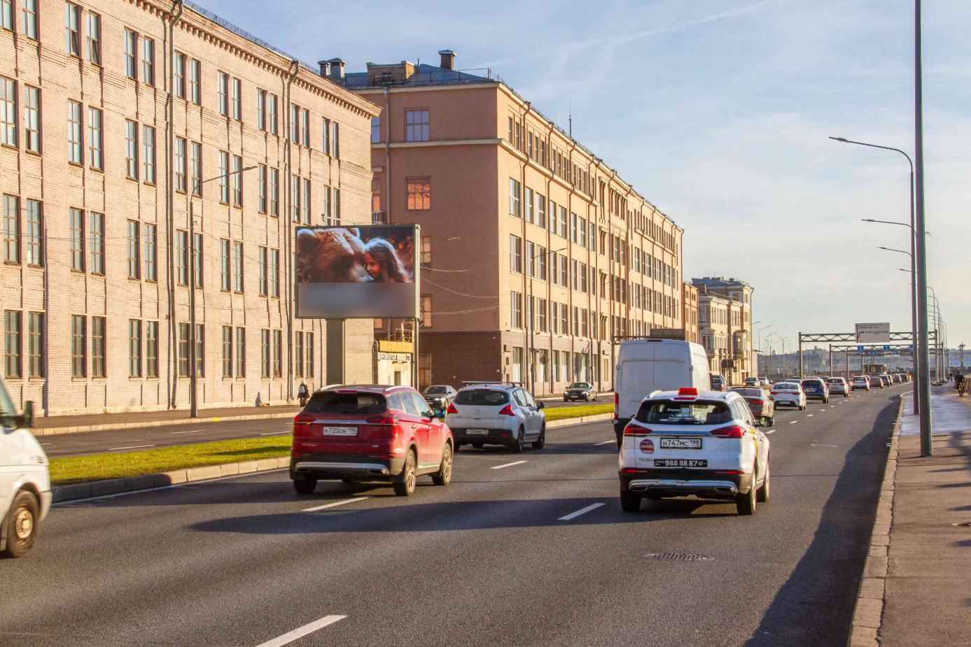 Фотография рекламного носителя, тип: Ситиборд 2.7x3.7, адрес: Пироговская наб., д.15, Санкт-Петербург, Россия. Сторона А1 №707027