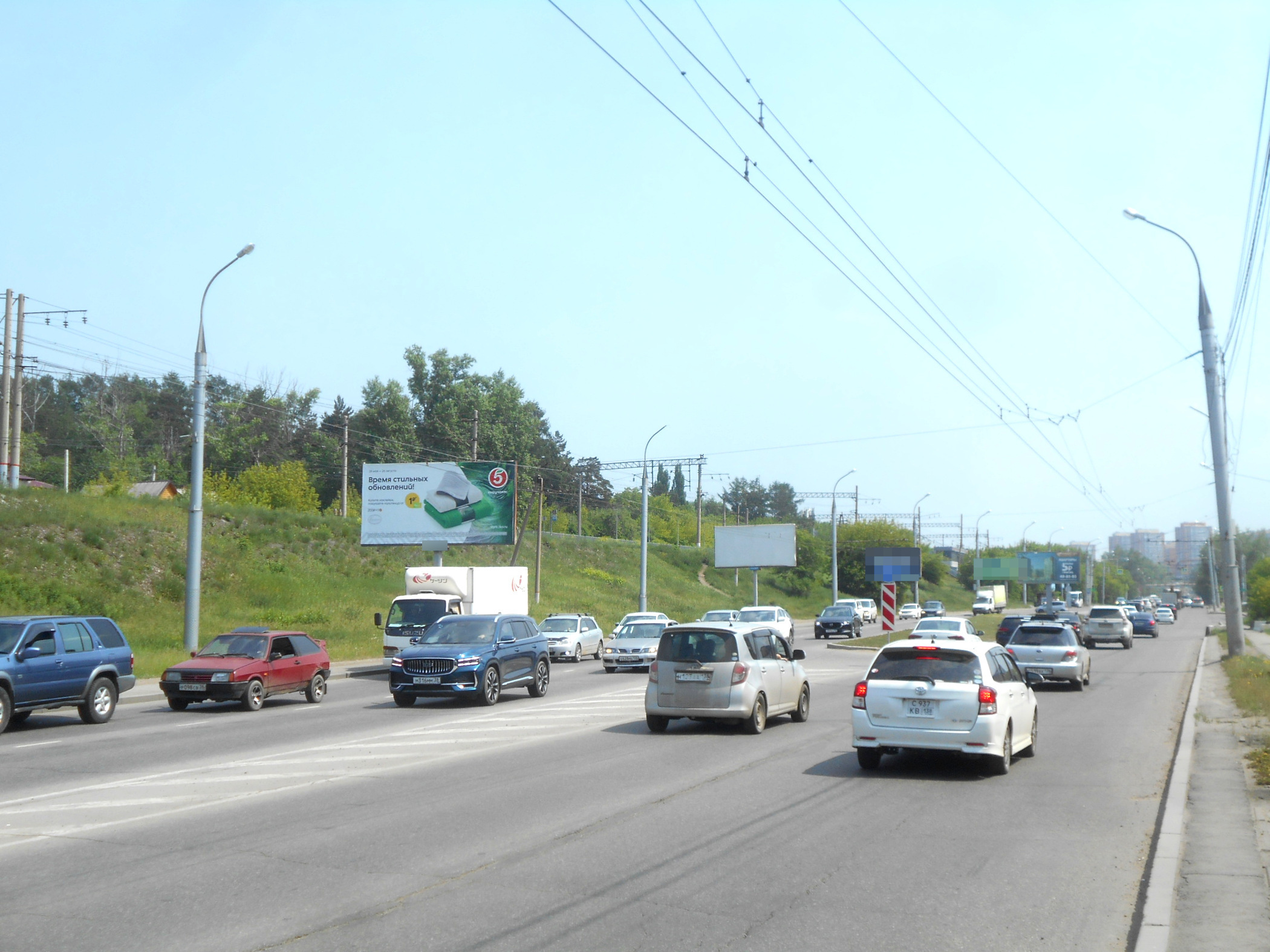 Фотография рекламного носителя, тип: Билборд 3x6, адрес: Объездная дорога, поз.4, Иркутск, Иркутская область, Россия. Сторона Б №882958