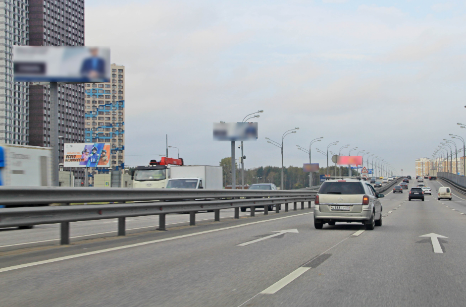 Фотография рекламного носителя, тип: Билборд 3x6, адрес: Новорязанское ш., 19 560м, Котельники, Московская область, Россия. Сторона Б №832437