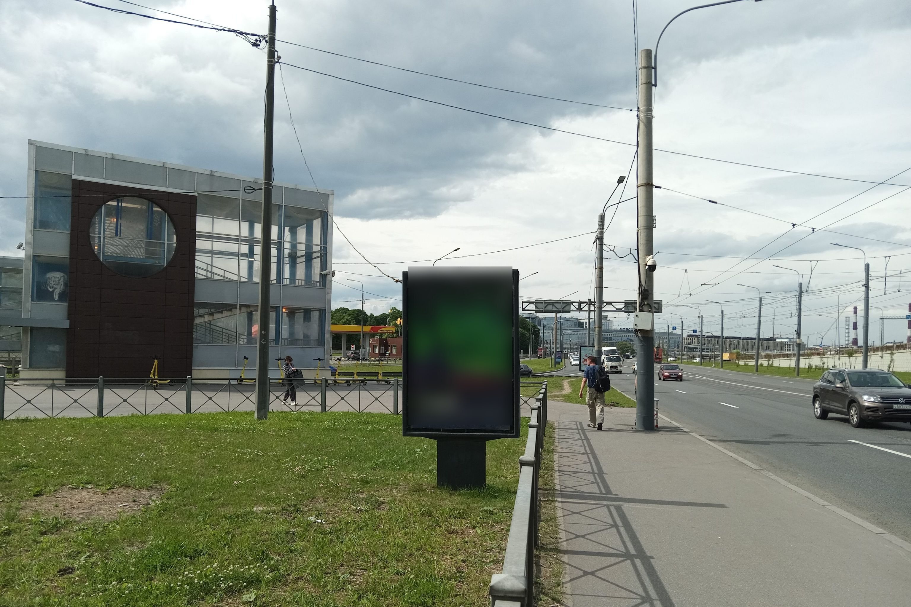 Фотография рекламного носителя, тип: Ситиформат 1.8x1.2, адрес: Обводного канала наб. Х Обуховской Обороны пр-т., д.8, Санкт-Петербург, Россия. Сторона Б №687471