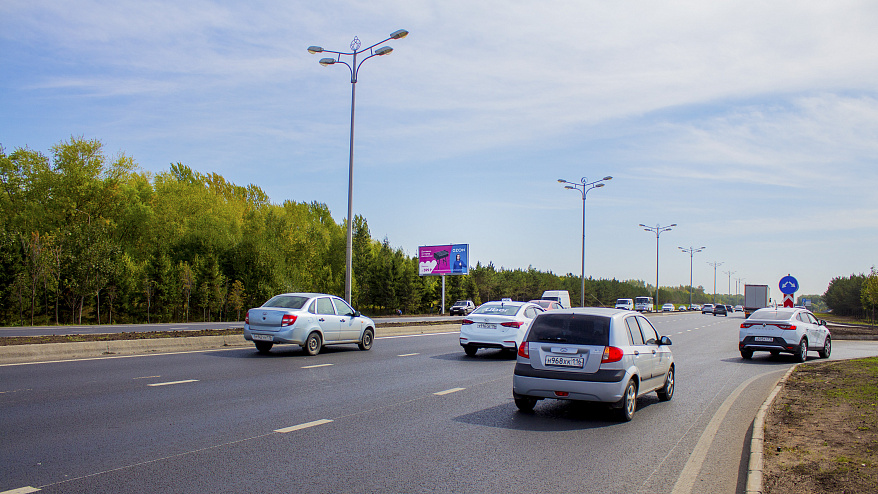 Фотография рекламного носителя, тип: Билборд 3x6, адрес: Оренбургский Тракт, въезд в город, Казань, Республика Татарстан, Россия. Сторона B №761414