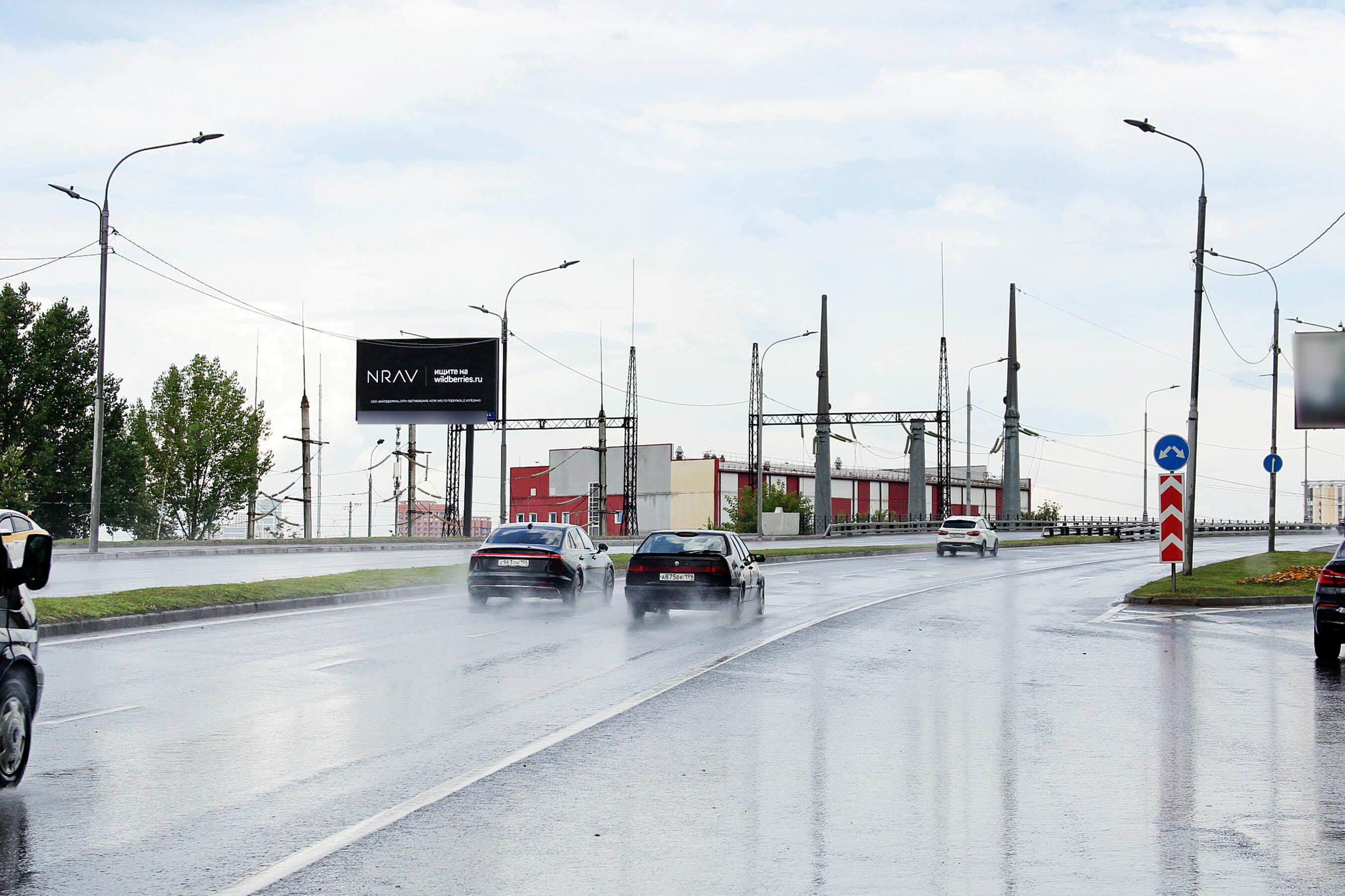 Фотография рекламного носителя, тип: Билборд 3x6, адрес: Милашенкова ул., д.18, Москва, Россия. Сторона Б1 №601574