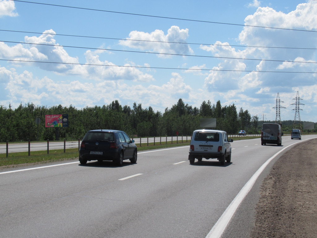 Фотография рекламного носителя, тип: Билборд 3x6, адрес: Московское ш., 250 150м, Ярославль, Ярославская область, Россия. Сторона Б №253590
