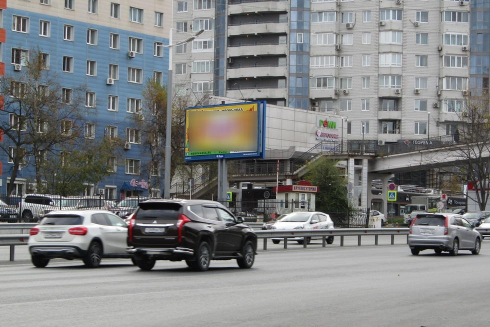 Фотография рекламного носителя, тип: Билборд 3x6, адрес: Некрасовская ул., д.96, Владивосток, Приморский край, Россия. Сторона Б №154053
