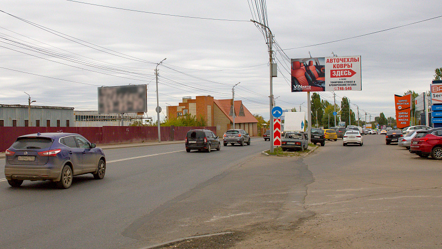 Фотография рекламного носителя, тип: Билборд 3x6, адрес: 6-ой Соколовогорский пр-зд., д.12, поз.1, Саратов, Саратовская область, Россия. Сторона А №952425