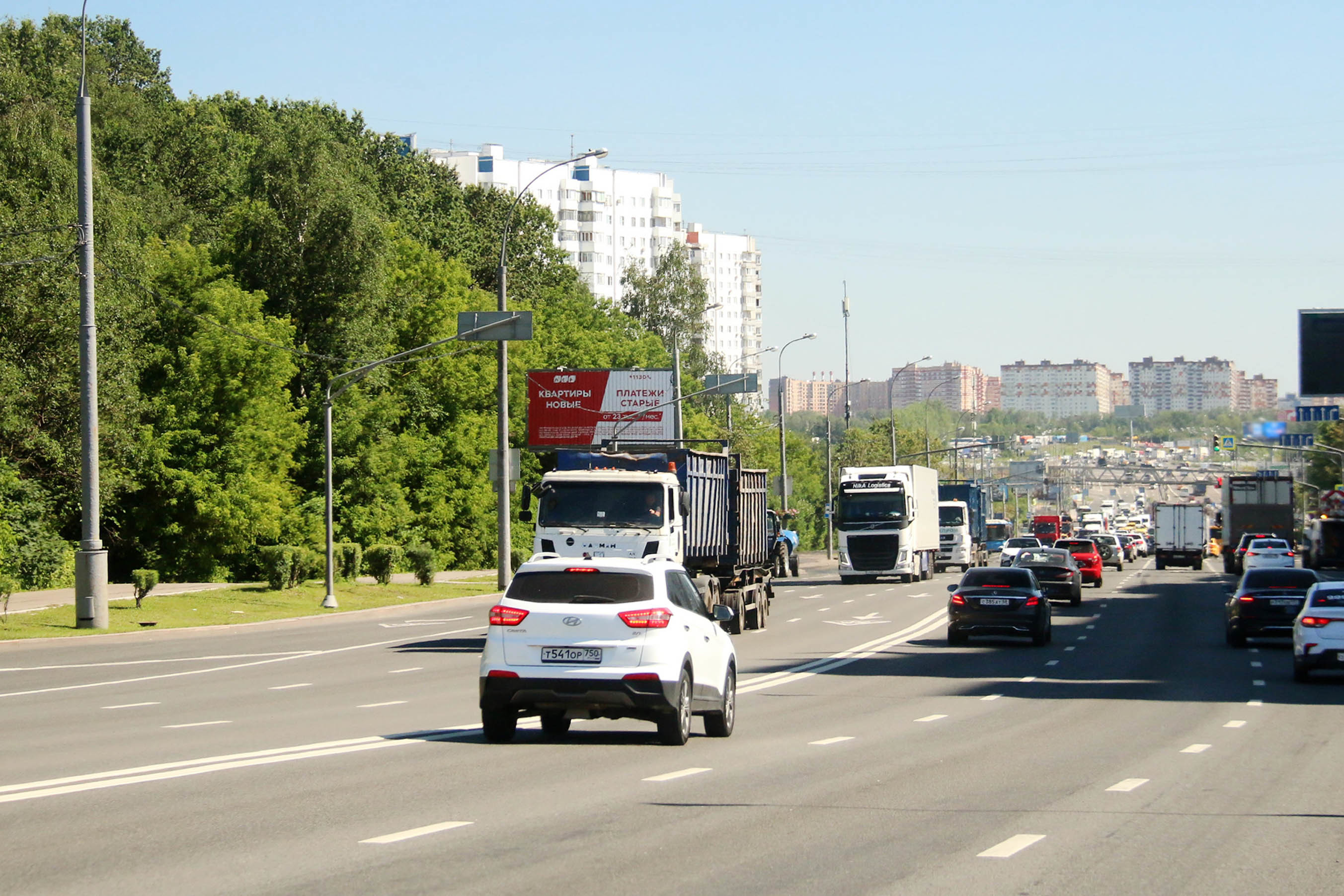 Фотография рекламного носителя, тип: Билборд 3x6, адрес: Липецкая ул., д.36, Москва, Россия. Сторона Б1 №278429