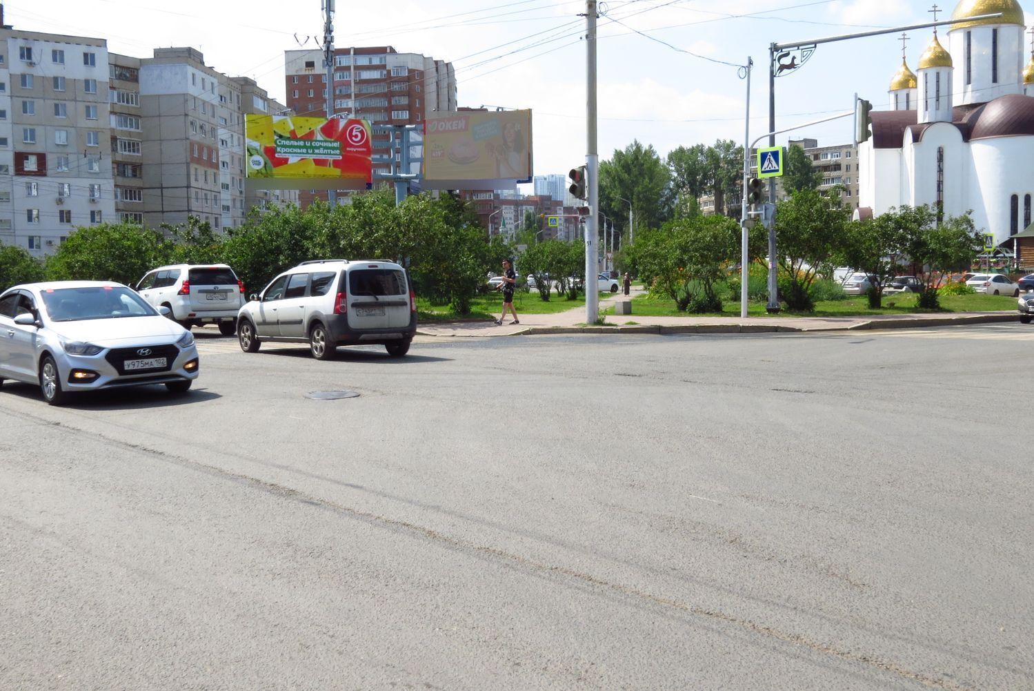 Фотография рекламного носителя, тип: Билборд 3x6, адрес: Баязита Бикбая ул. Х Юрия Гагарина ул., Уфа, Республика Башкортостан, Россия. Сторона А2 №679324