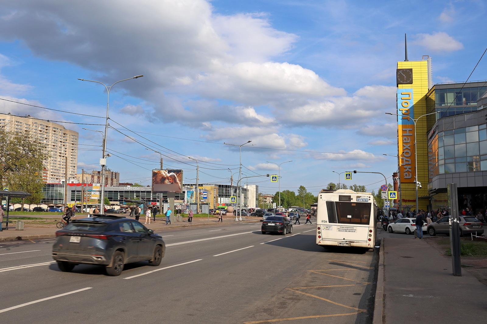 Фотография рекламного носителя, тип: Ситиборд 2.7x3.7, адрес: Тепловозная ул., д.31, Санкт-Петербург, Россия. Сторона Б №707034