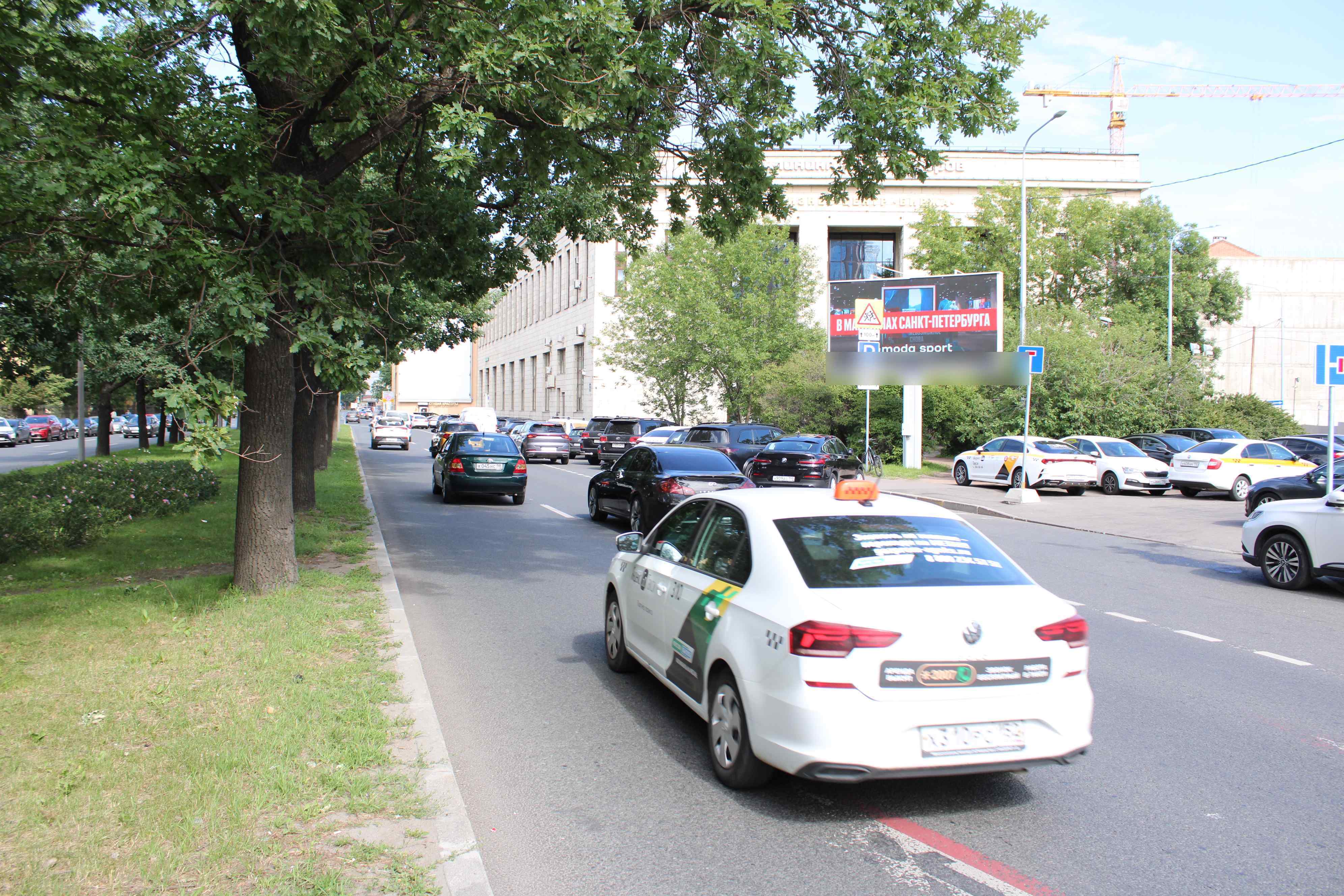 Фотография рекламного носителя, тип: Билборд 3x6, адрес: Лиговский пр-т., д.274 Х Ломаная ул., Санкт-Петербург, Россия. Сторона А1 №119577