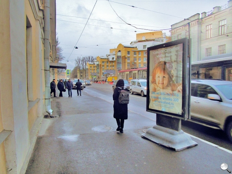 Фотография рекламного носителя, тип: Ситиформат 1.8x1.2, адрес: Боткинская ул. X Академика Лебедева ул., д.6, лит.Ж, Санкт-Петербург, Россия. Сторона В №164303