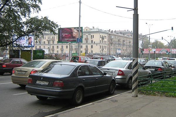 Фотография рекламного носителя, тип: Билборд 3x6, адрес: Университетский пр-т., д.1/61-2/60, Москва, Россия. Сторона B №64739