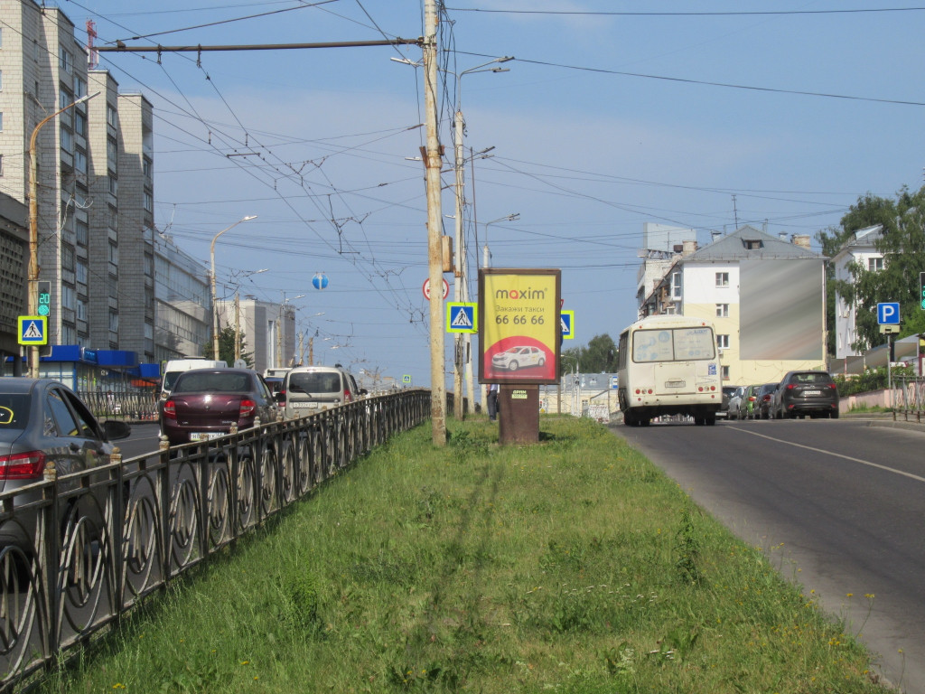 Фотография рекламного носителя, тип: Ситиформат 1.8x1.2, адрес: Советская ул., д.97, Кострома, Костромская область, Россия. Сторона А №208732