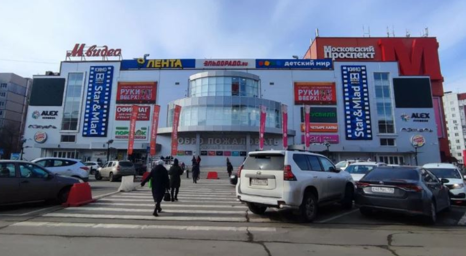 Фотография рекламного носителя, тип: Медиафасад, адрес: Московский пр-т., д.129/1, Воронеж, Воронежская область, Россия. Сторона С №1348870