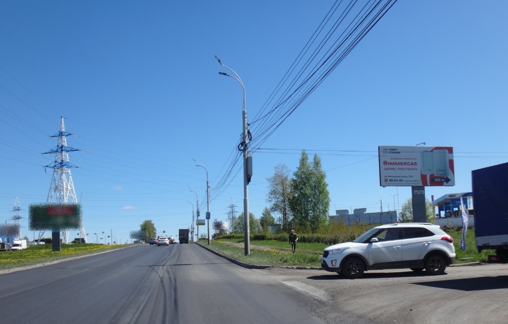 Фотография рекламного носителя, тип: Билборд 3x6, адрес: Воткинское ш., поз.1, Ижевск, Республика Удмуртия, Россия. Сторона А №1349135