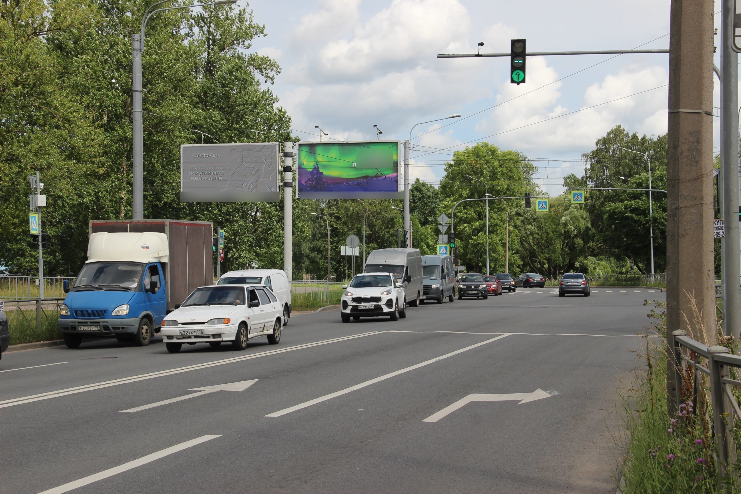 Фотография рекламного носителя, тип: Билборд 3x6, адрес: Революции ш. Х Потапова ул., Санкт-Петербург, Россия. Сторона Б2 №448780