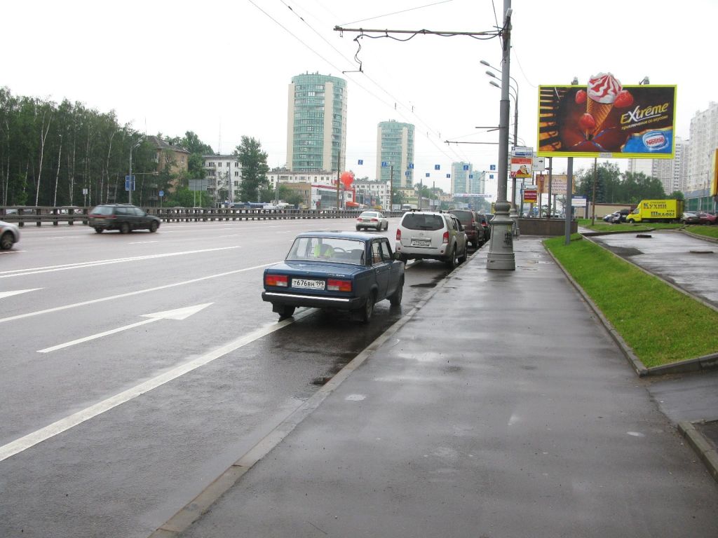 Фотография рекламного носителя, тип: Билборд 3x6, адрес: Маршала Жукова пр-т., д.59, Москва, Россия. Сторона А №93420