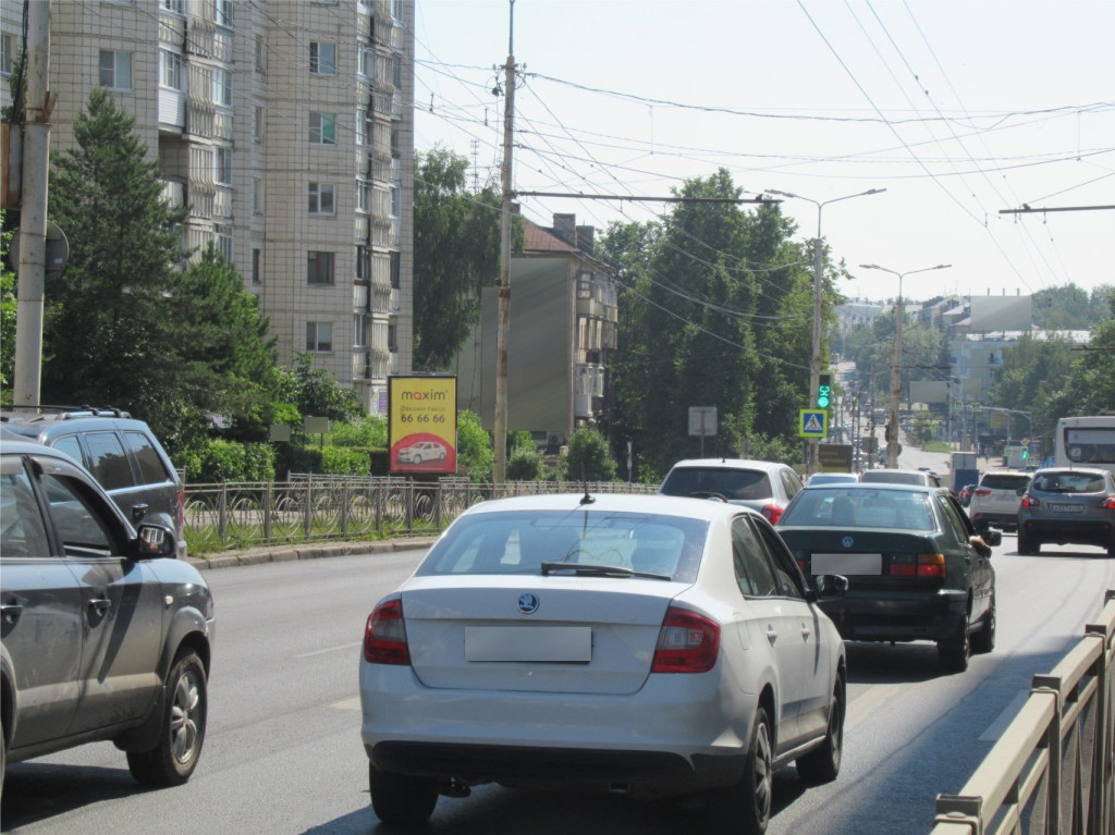 Фотография рекламного носителя, тип: Ситиформат 1.8x1.2, адрес: Советская ул., д.97, Кострома, Костромская область, Россия. Сторона Б №208733