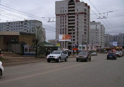 Фотография рекламного носителя, тип: Билборд 3x6, адрес: Юровской ул. Х Строителей пр-т., Киров, Кировская область, Россия. Сторона C №161244