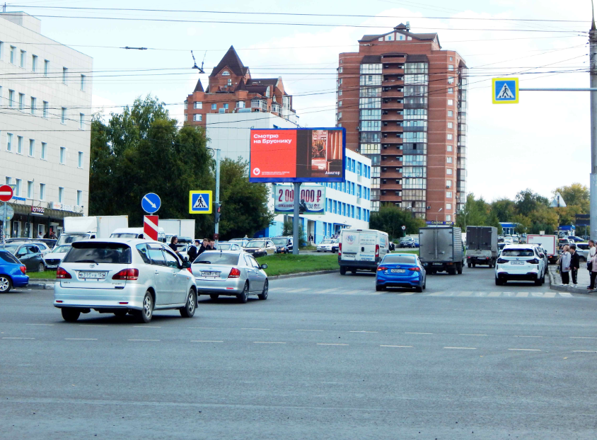 Фотография рекламного носителя, тип: Билборд 3x6, адрес: Кошурникова ул. X Б. Богаткова ул., д.210/1, Новосибирск, Новосибирская область, Россия. Сторона Б1-Б10 №960431