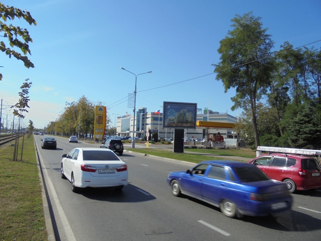 Фотография рекламного носителя, тип: Ситиборд 2.7x3.7, адрес: Захарова ул., д.7, Краснодар, Краснодарский край, Россия. Сторона A1-A5 №234403