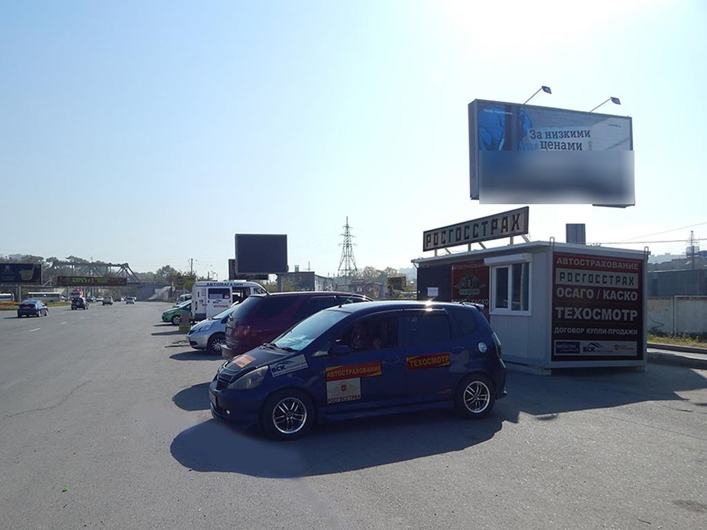 Фотография рекламного носителя, тип: Билборд 3x6, адрес: Новоивановская ул., д.1а, Владивосток, Приморский край, Россия. Сторона A №88902