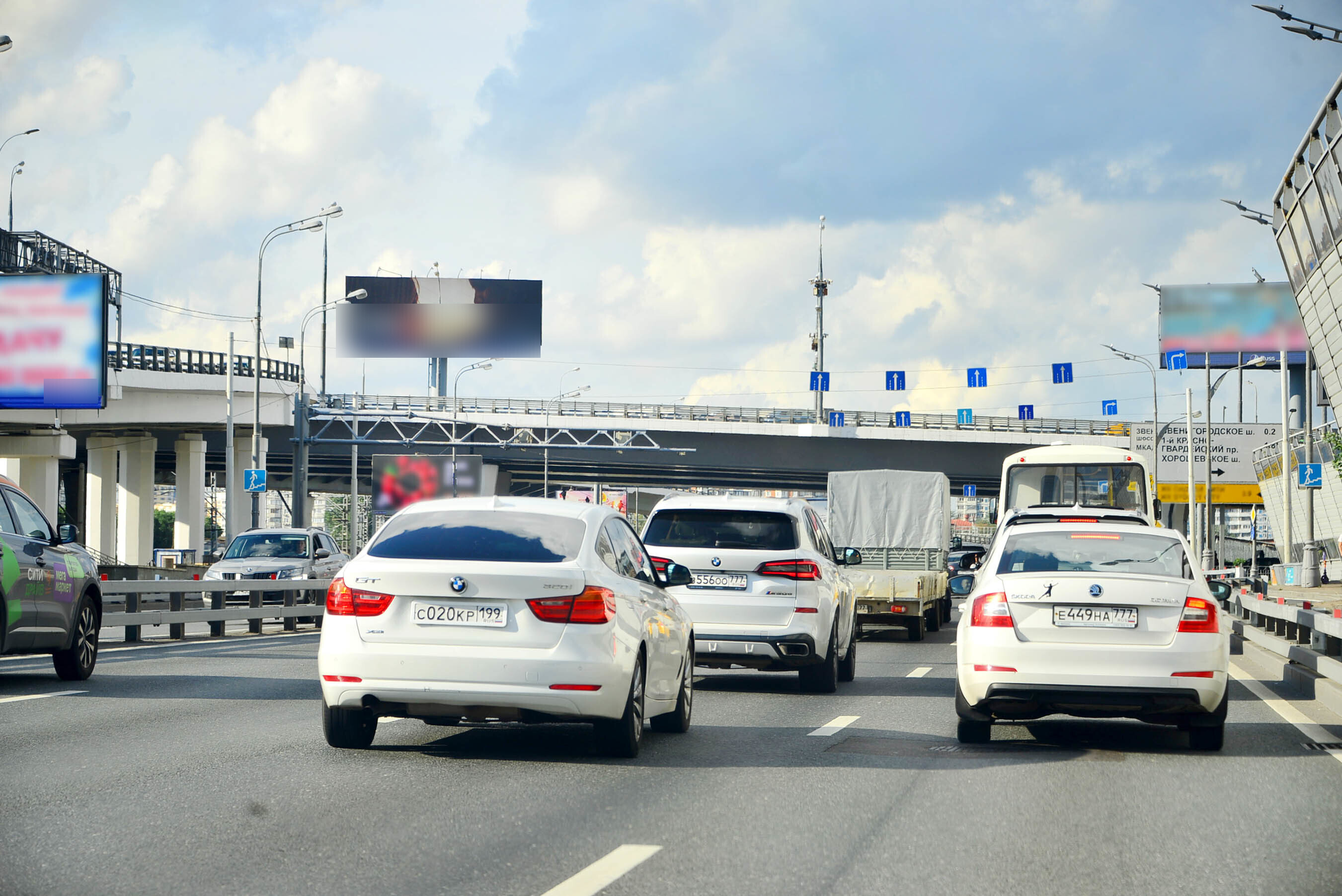 Фотография рекламного носителя, тип: Суперсайт 5x15, адрес: ТТК Х Звенигородское ш., Москва, Россия. Сторона Б №504711